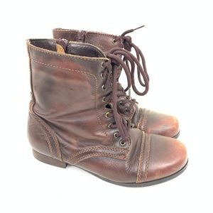 Steve Madden Shoes - Steve Madden Troopa Leather Side Lace Boot 4 Steve Madden Shoes - Steve Madden Troopa Leather Side Lace Boot 4